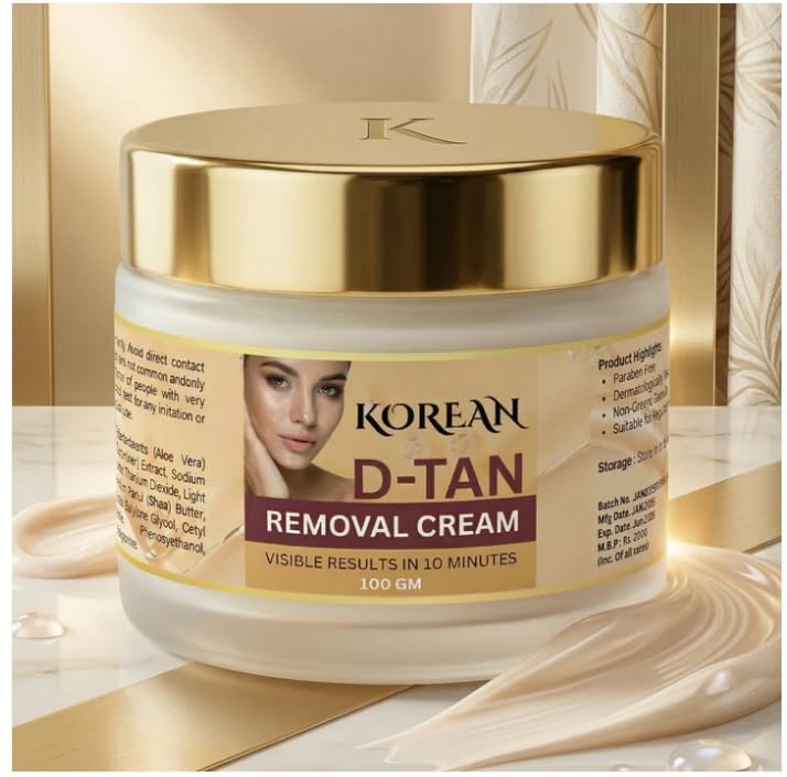 Korean D-Tan Removal Cream 100g (Pack Of 2)